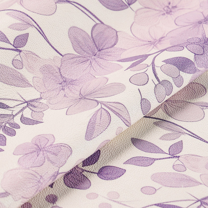 JK-GNJ517-DP Polipiel floral morado